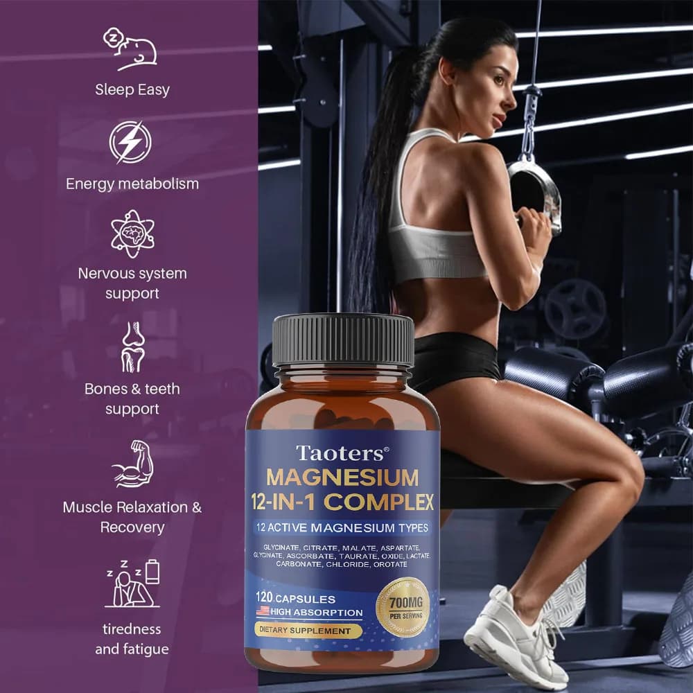bottles of magnesium complex supplement with multiple forms — image 3
