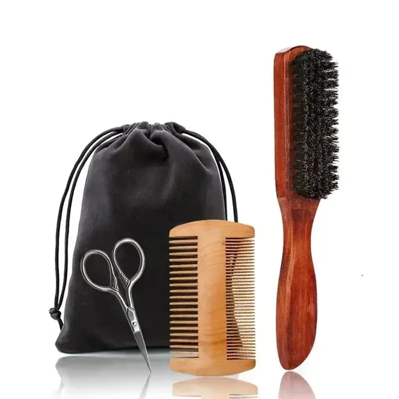 soft boar bristle wood shaving brush — image 8