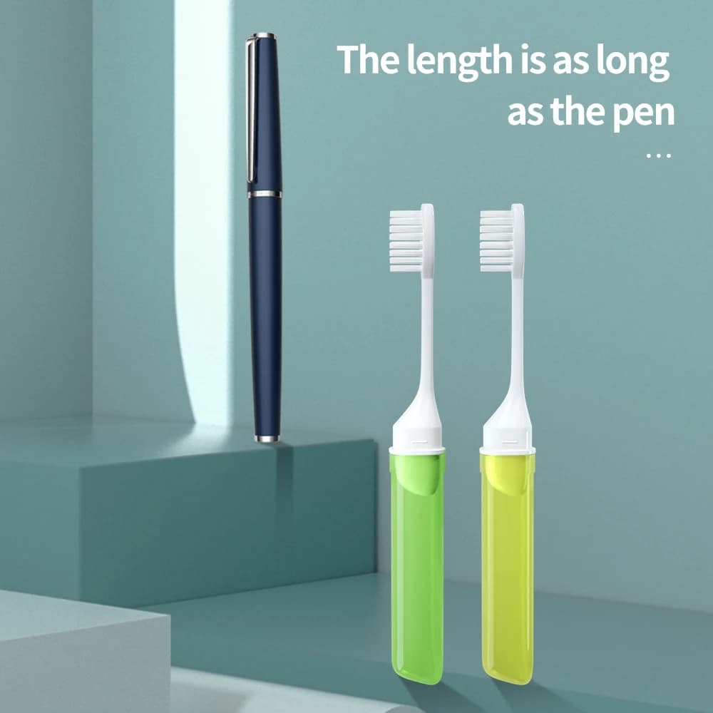 portable folding travel toothbrush — image 3
