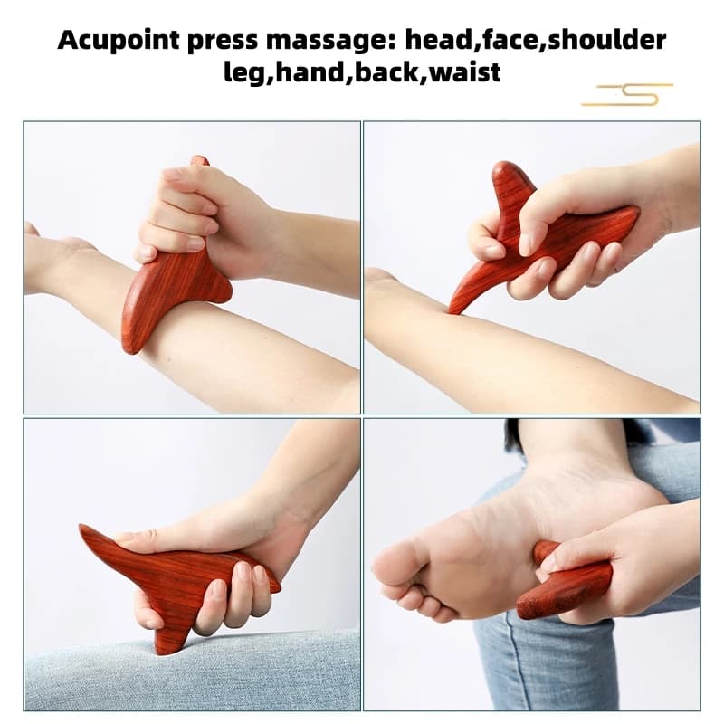 Wooden Gua Sha massage tool — image 3