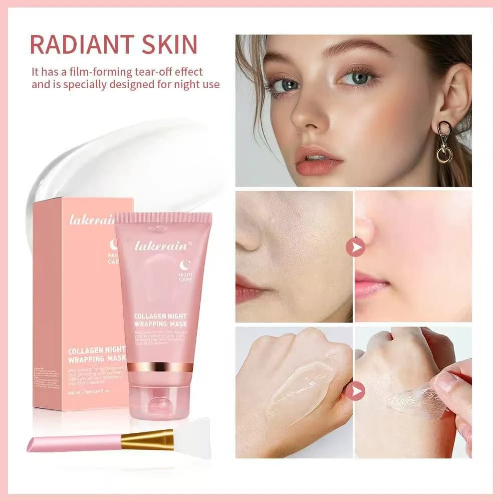Hydrolyzed collagen overnight peel-off facial mask set — image 6
