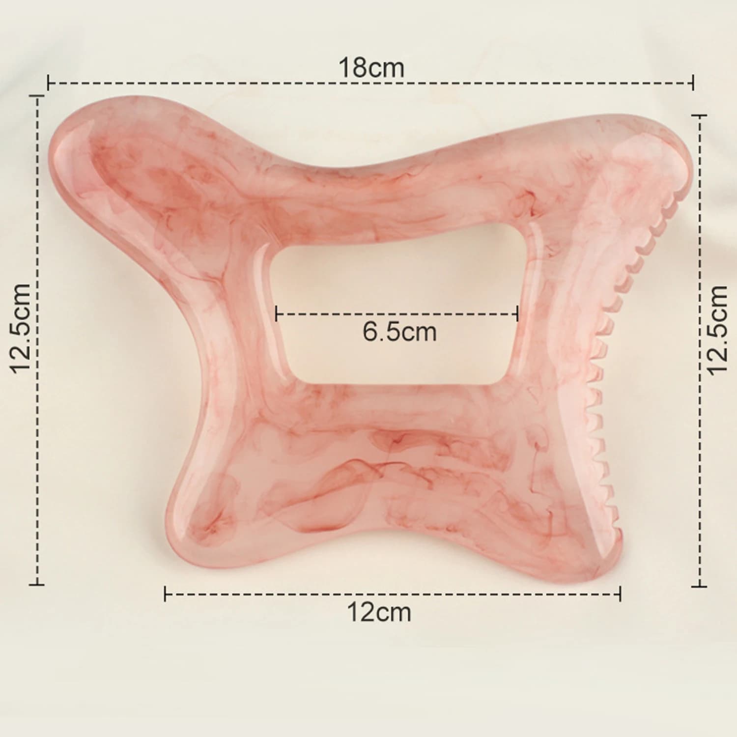 large resin gua sha body massage tool — image 6