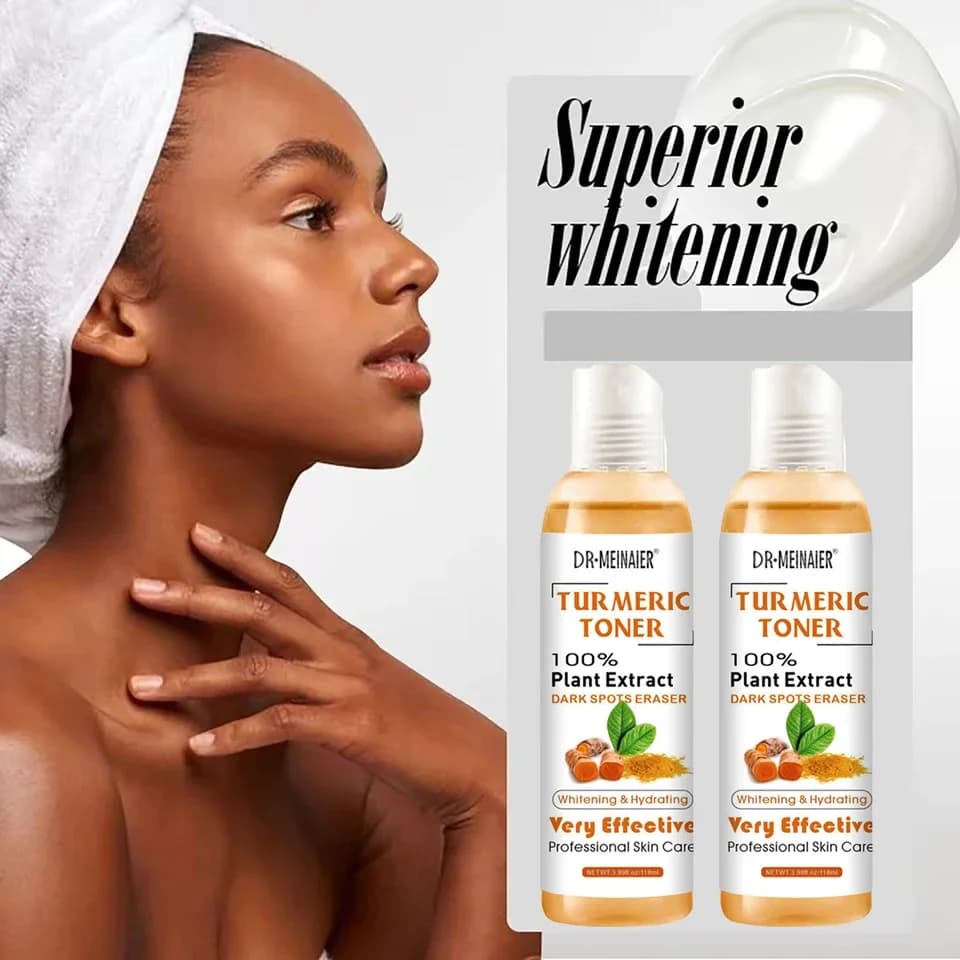turmeric brightening toner and serum set — image 3