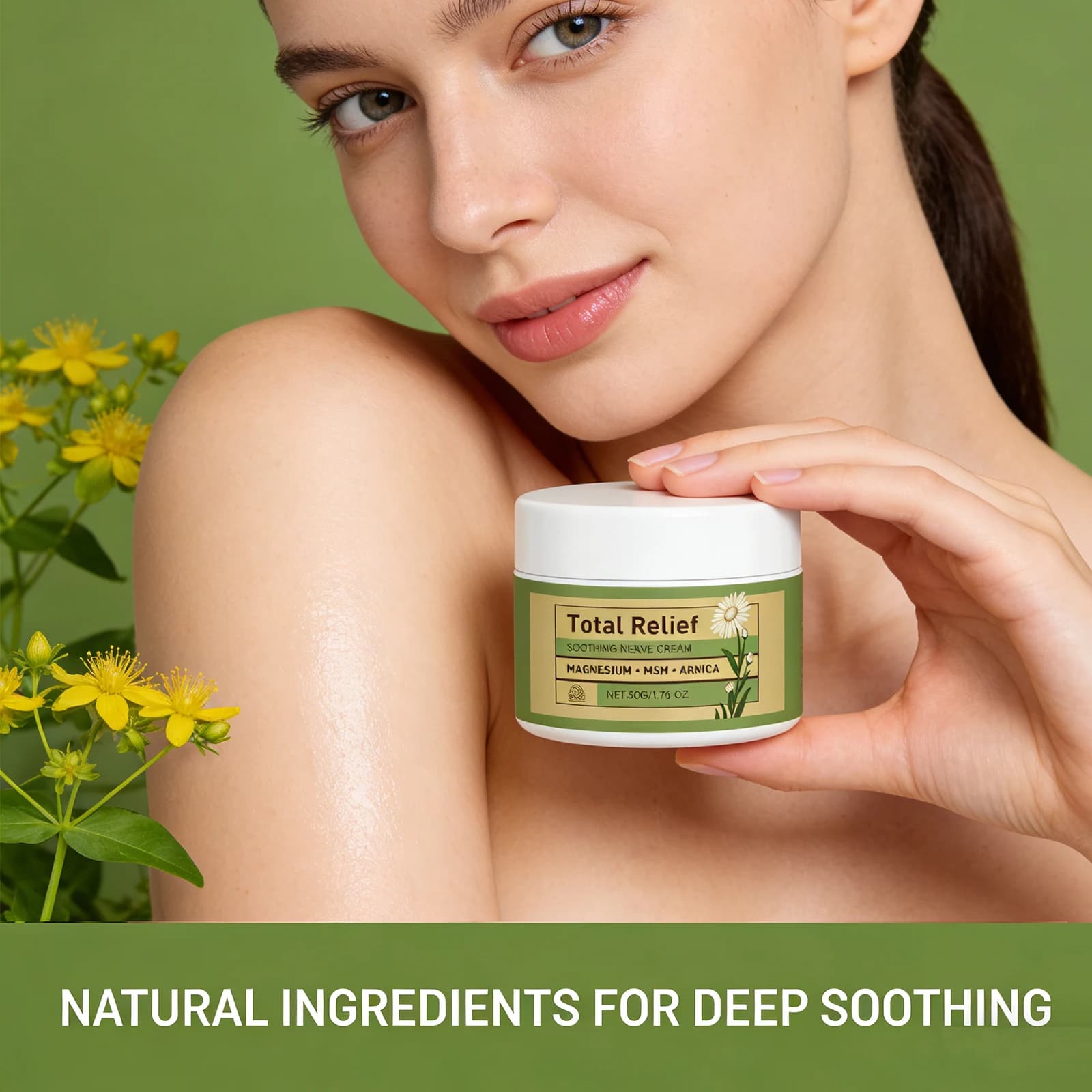 Magnesium Soothing Cream for Nerve Relief & Hydration