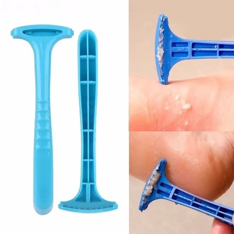 metal and plastic foot care razor for callus removal — image 3