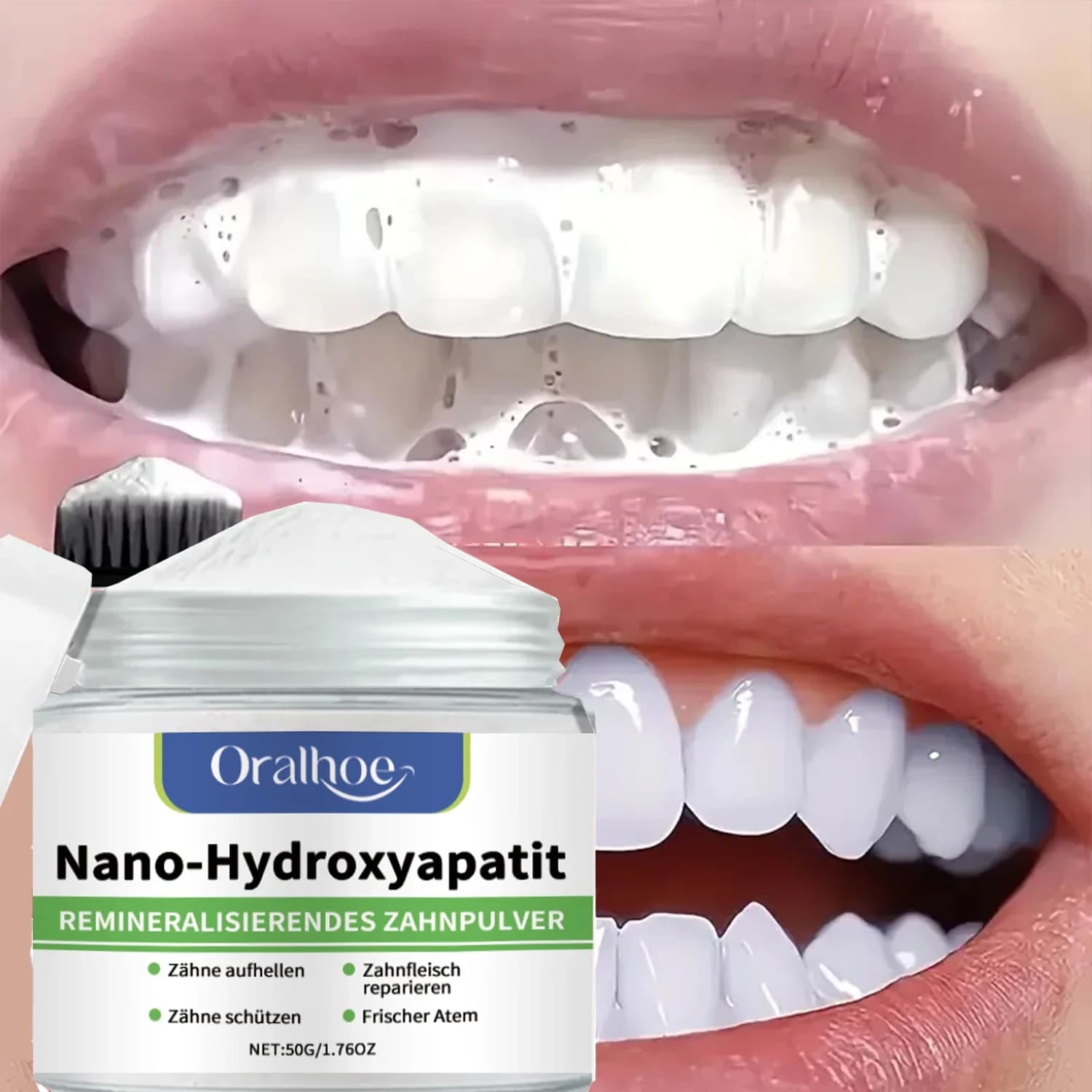 tooth powder with hydroxyapatite — image 1