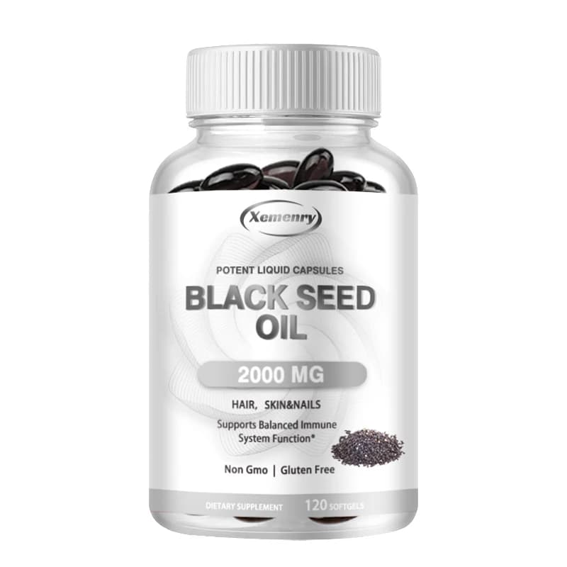 vegan black seed oil capsules — image 1