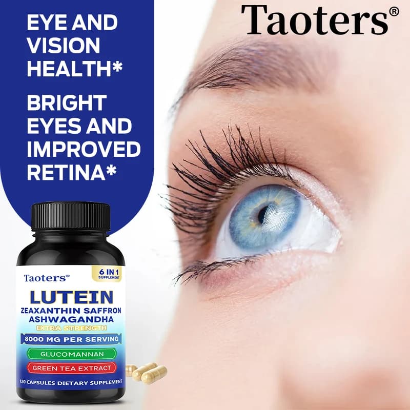 bottle of lutein and zeaxanthin eye support capsules — image 4