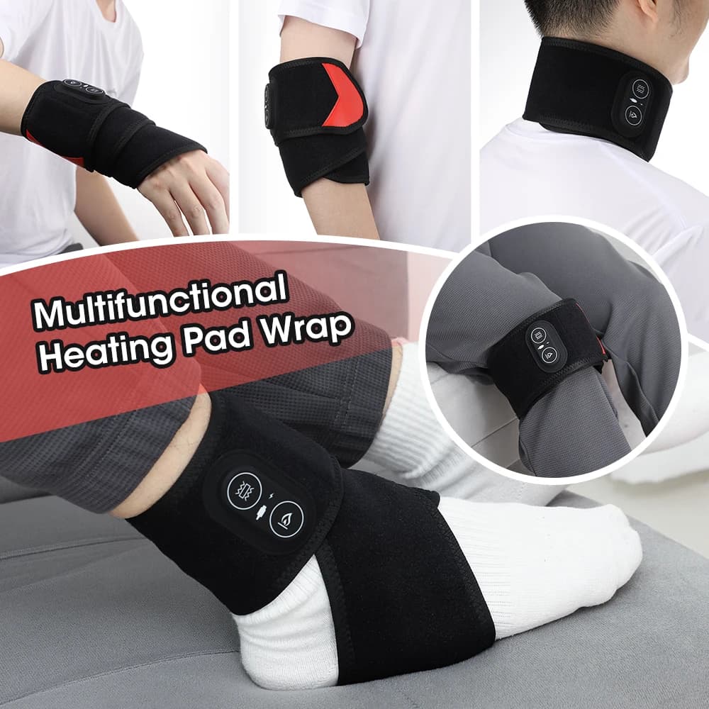 LED red light heating belt with vibration — image 2