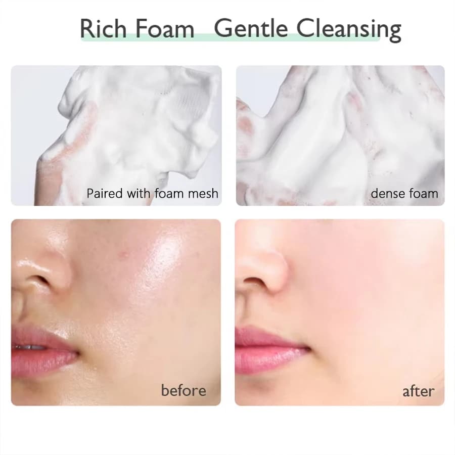 whitening facial cleanser foam — image 5