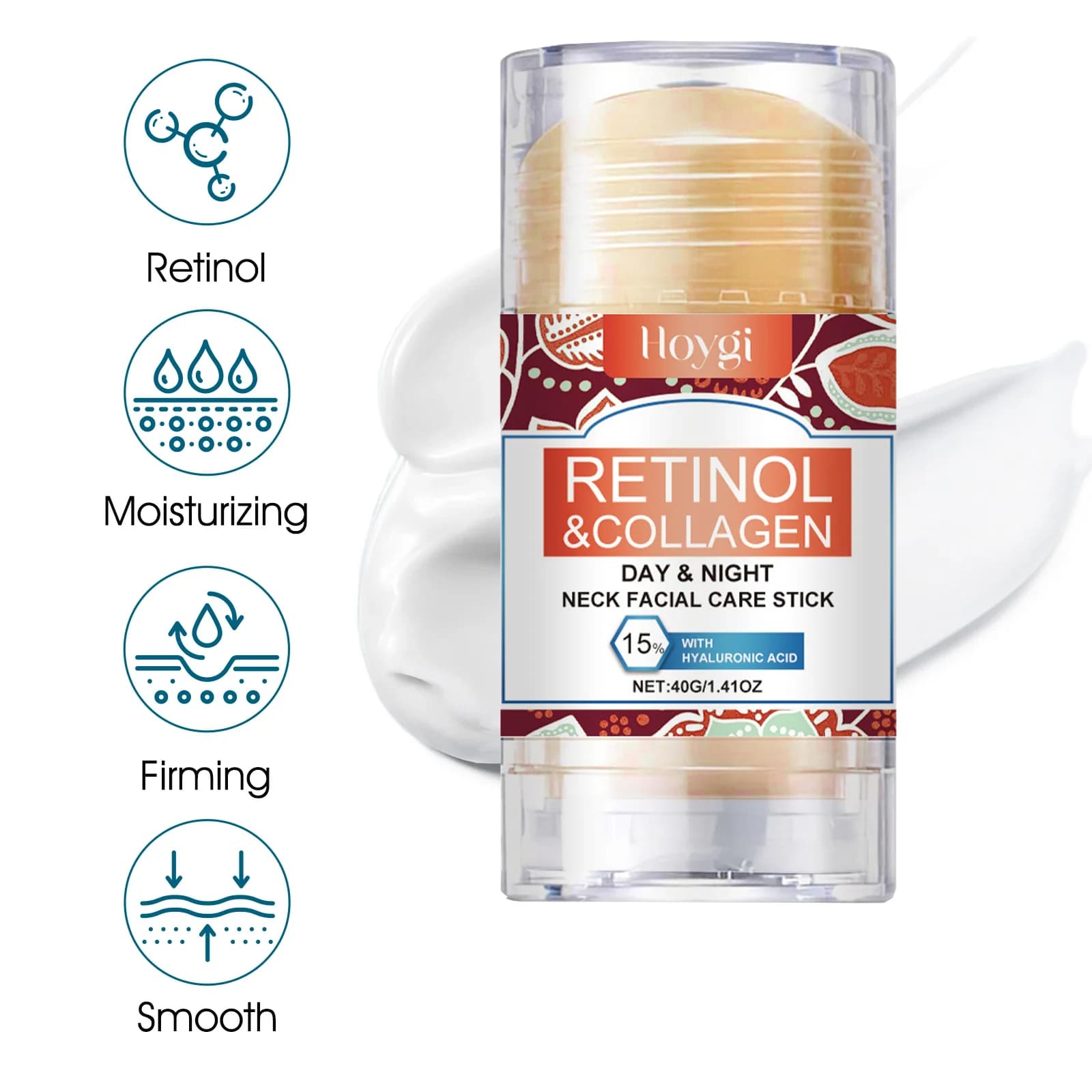 Retinol and collagen neck cream tube — image 3