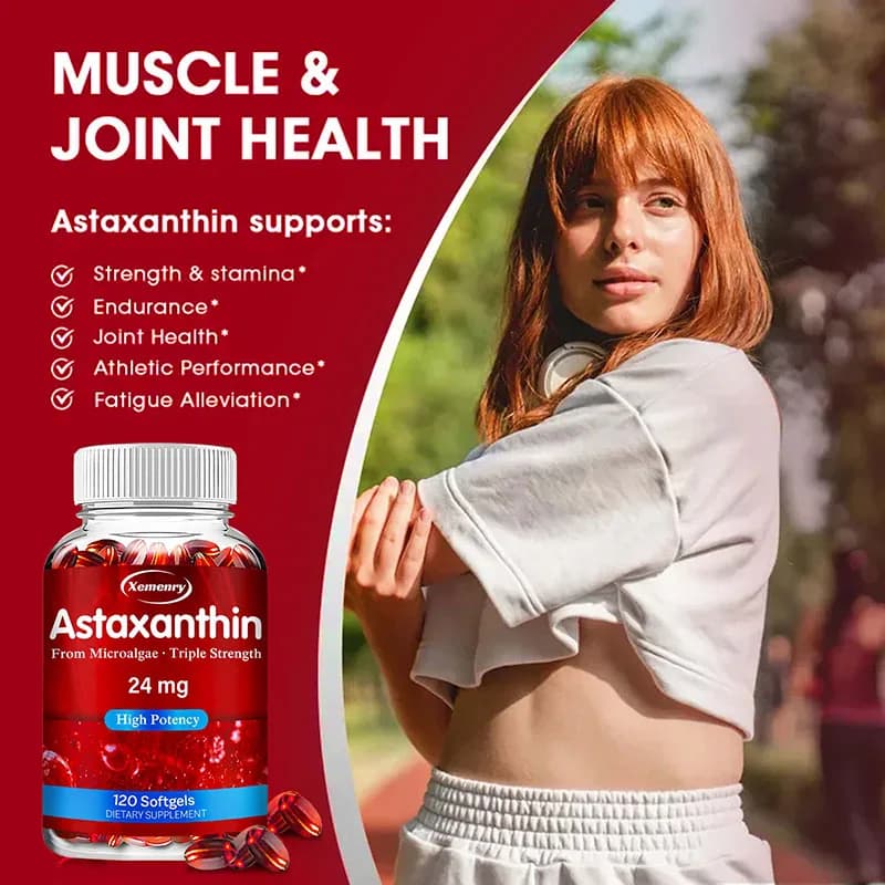 bottle of astaxanthin 24 mg capsules — image 6