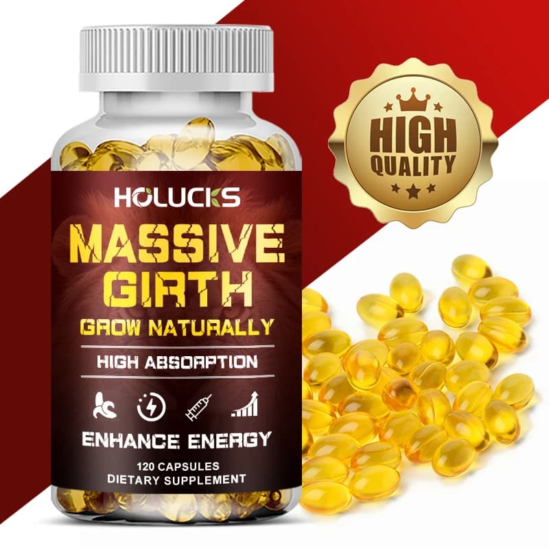 bottles of male boost capsules with maca root — image 1
