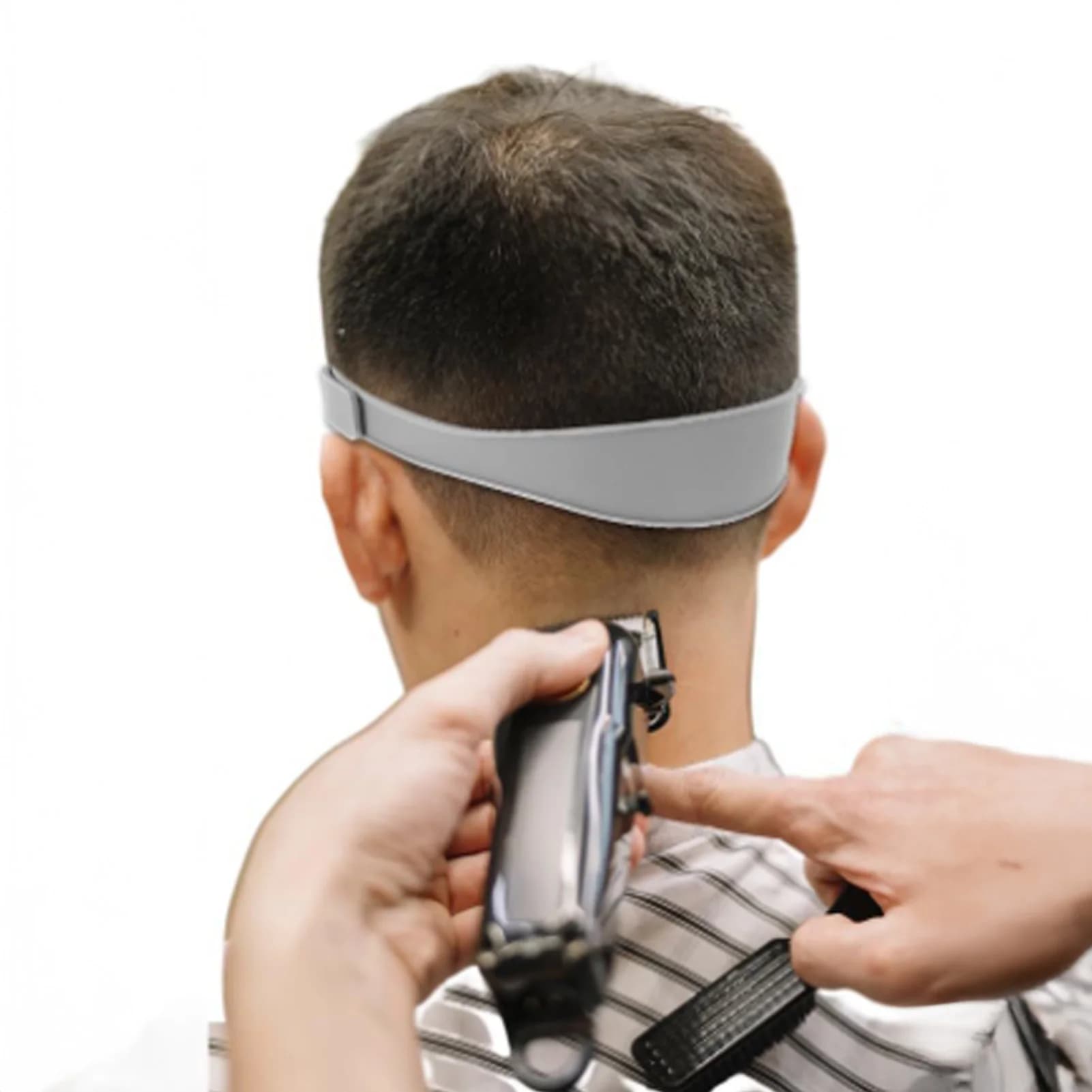 hair trimming guide band for neckline shaving — image 5
