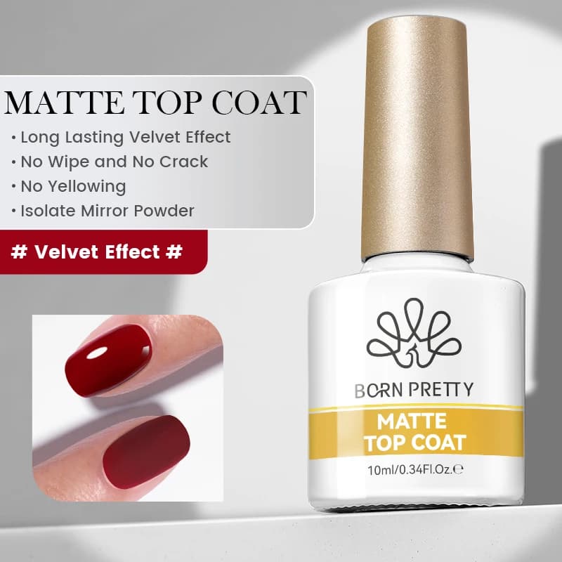Born Pretty 10 ml rubber gel top coat bottle — image 8