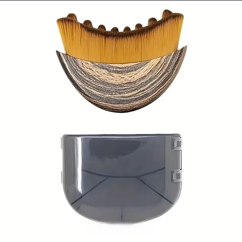soft bristle portable facial brush for lymphatic massage — image 7