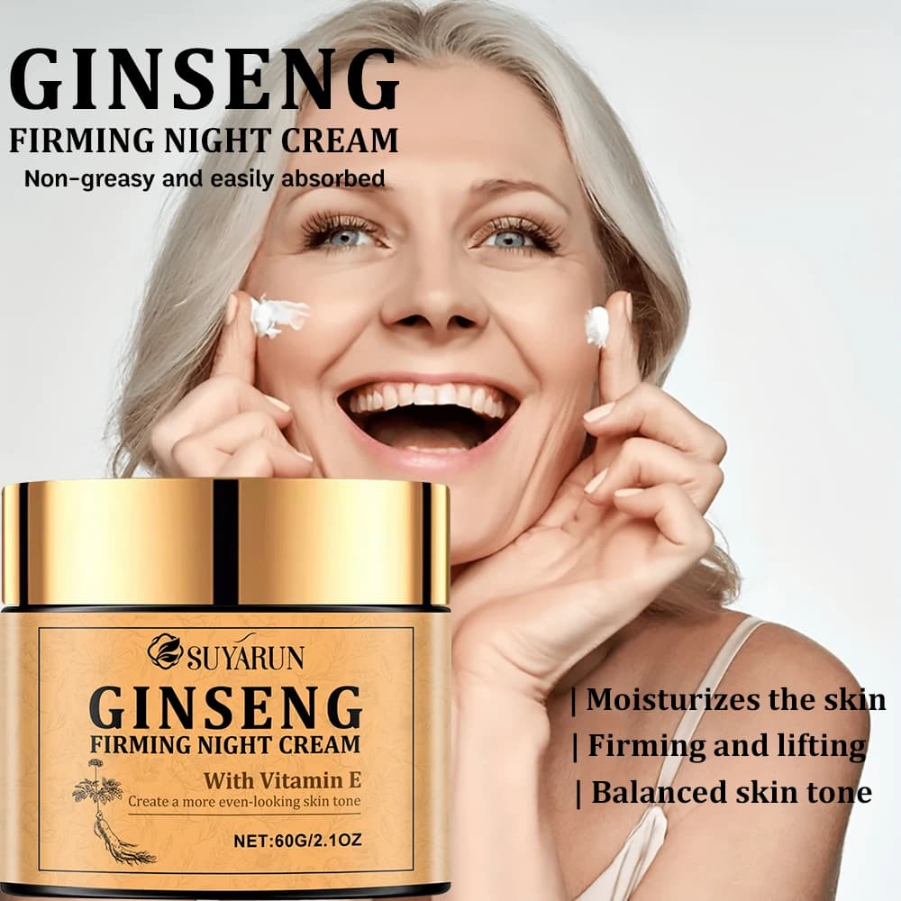 ginseng firming night cream jar — image 3