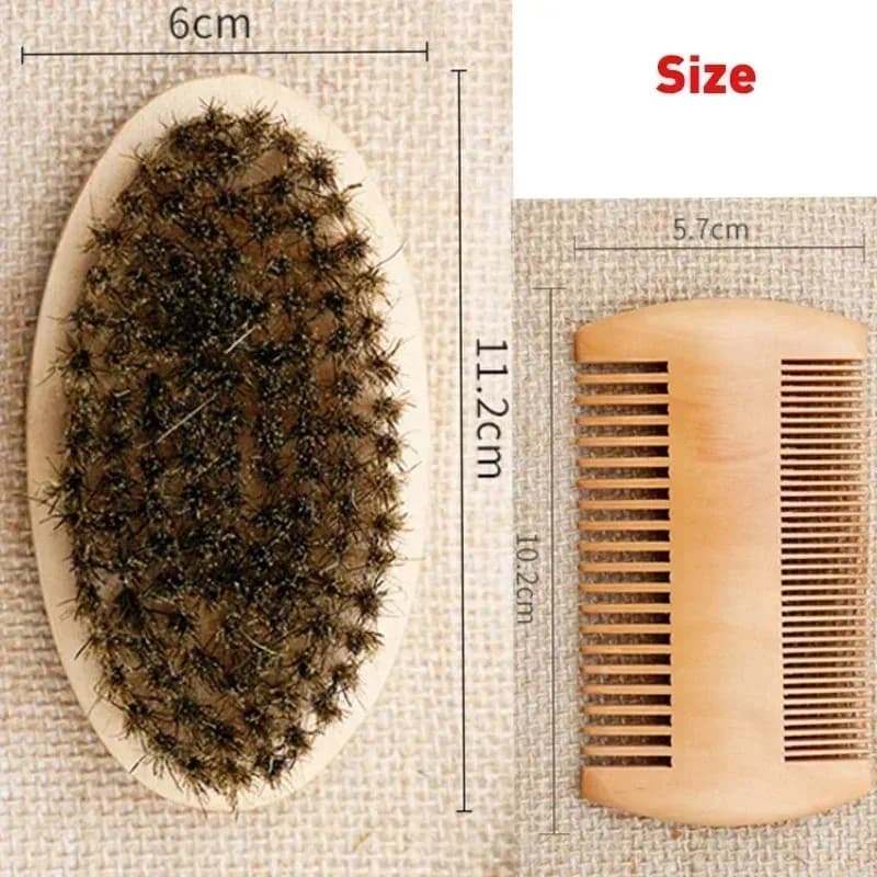 soft boar bristle wood shaving brush — image 6