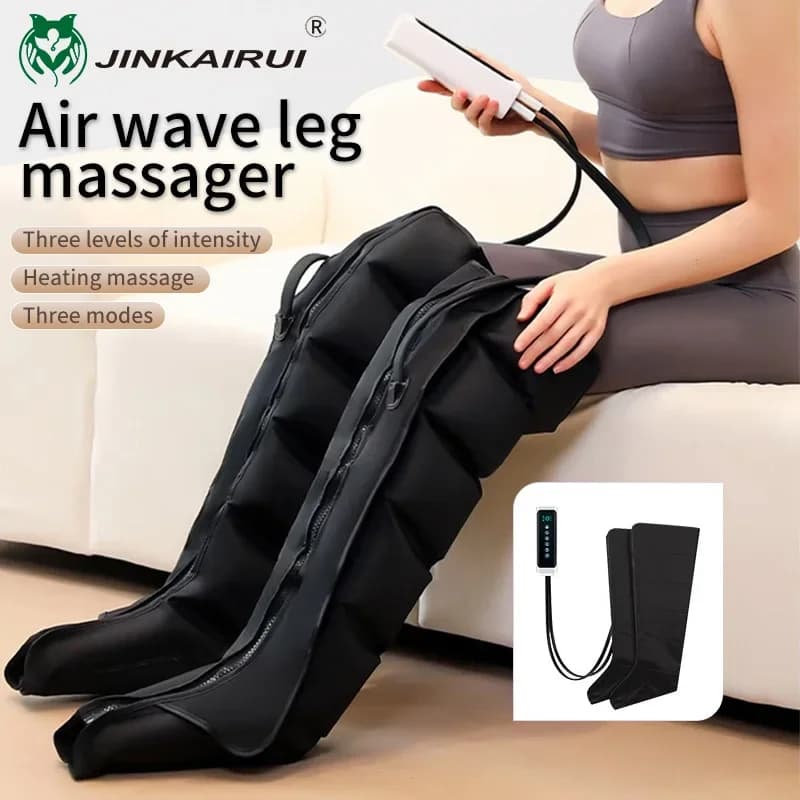 air pressure leg and foot massager boots with remote control — image 3