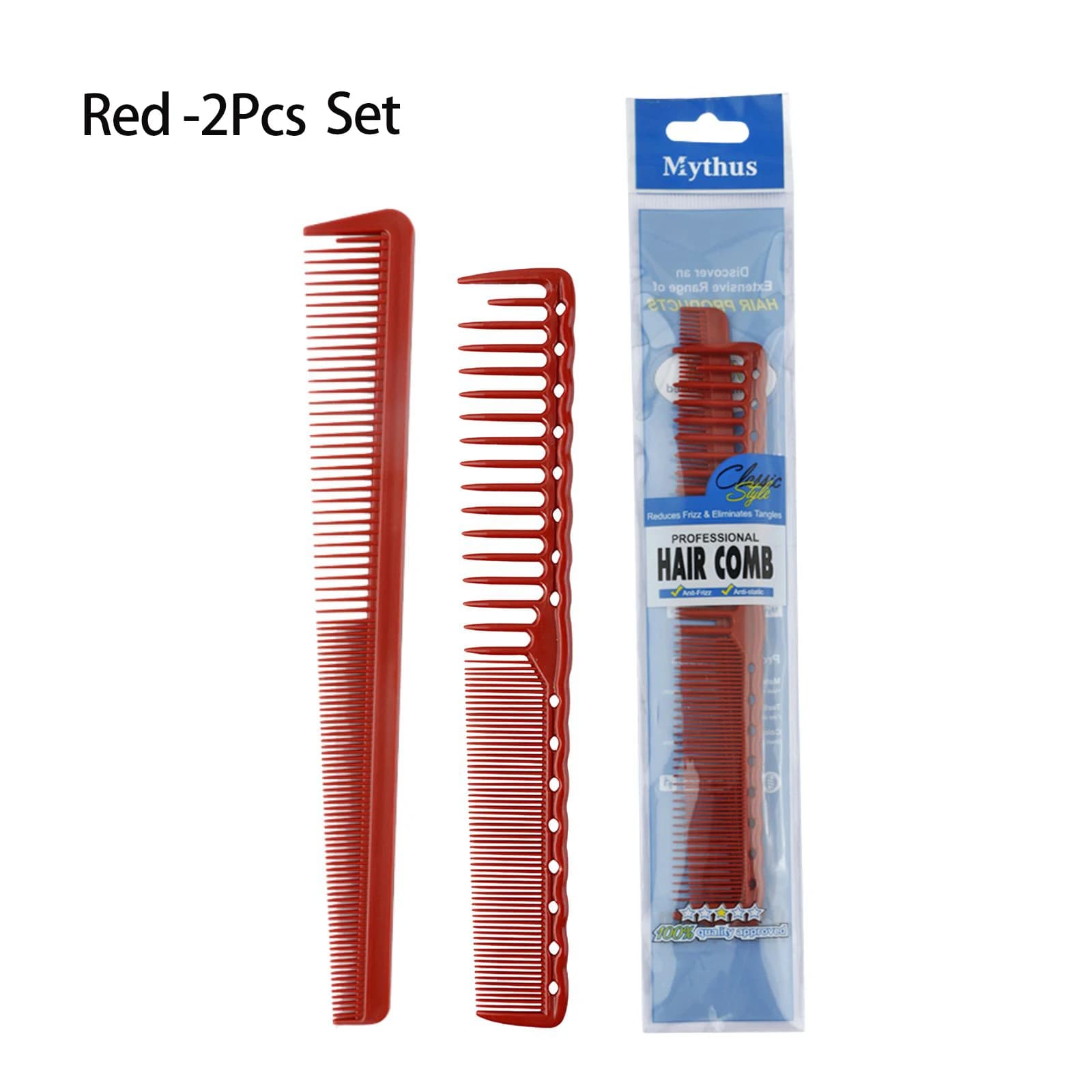 Two professional dense‑tooth barbershop combs — image 8