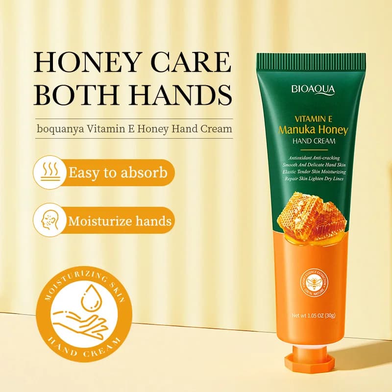 Vitamin E honey hand cream tube — image 5