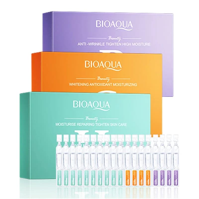 Bioaqua retinol vitamin C hyaluronic acid serum bottle — image 1