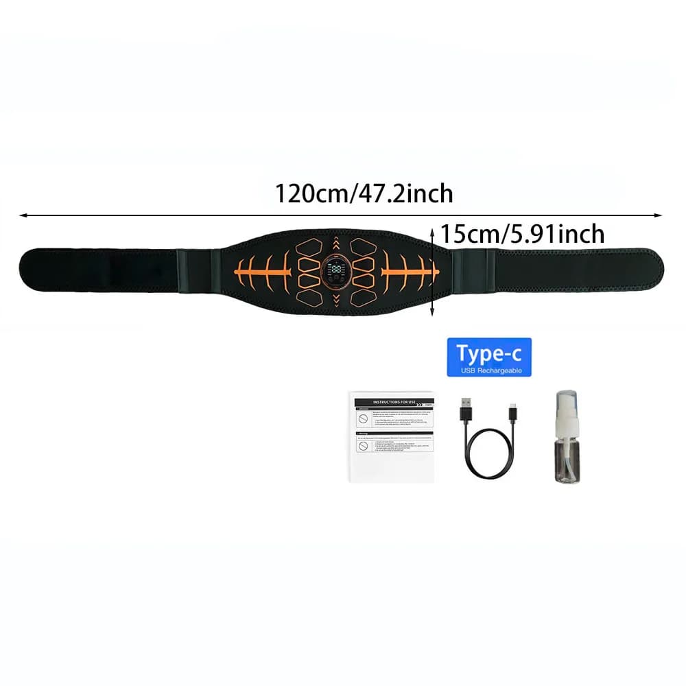 smart abdominal toning belt with EMS — image 1