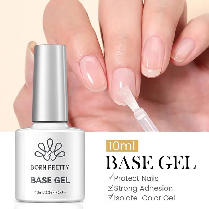 Born Pretty 10 ml rubber gel top coat bottle — image 2