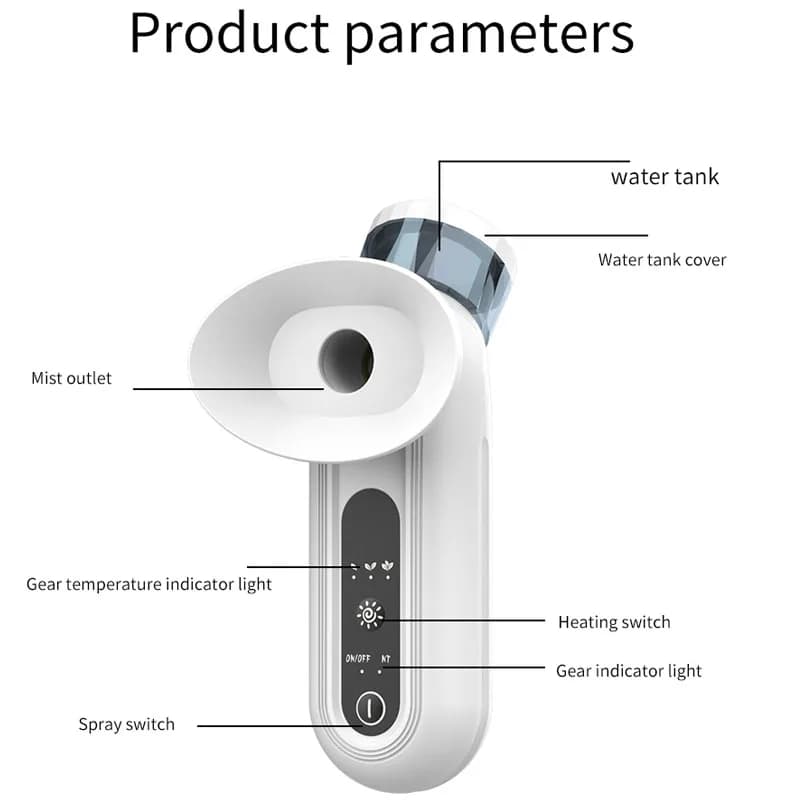electric eye massager with nano steam hot compress — image 6