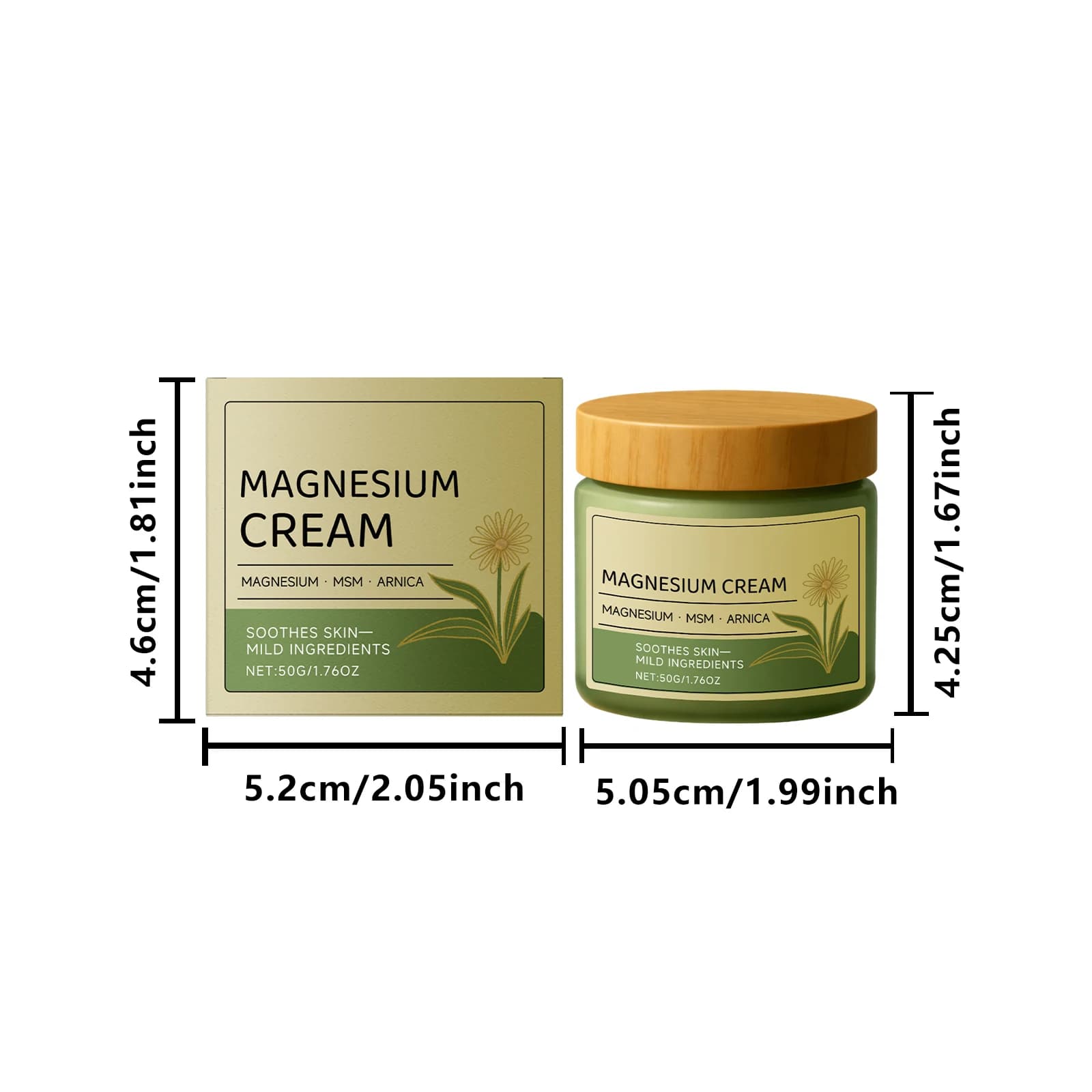 magnesium relief cream jar — image 6