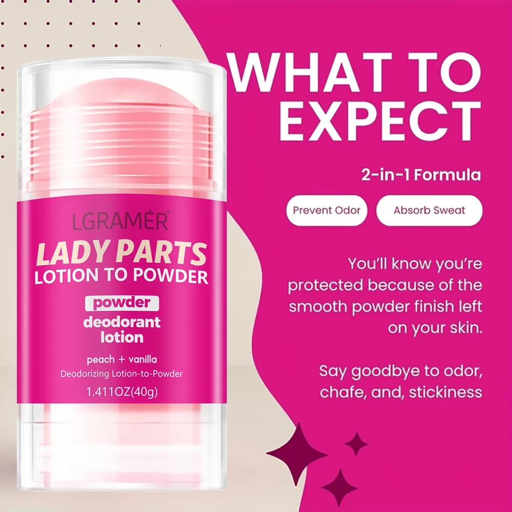 peach vanilla deodorant lotion bottle — image 5
