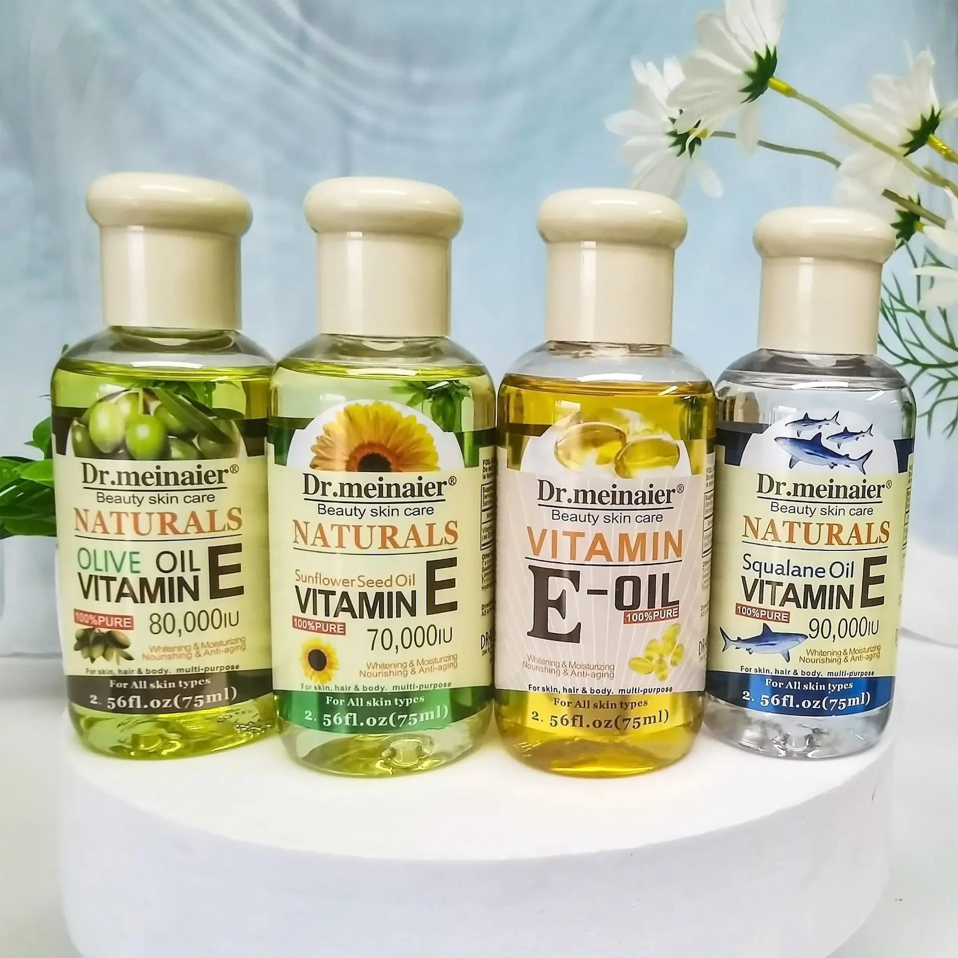 Vitamin E face essence oil bottle — image 3