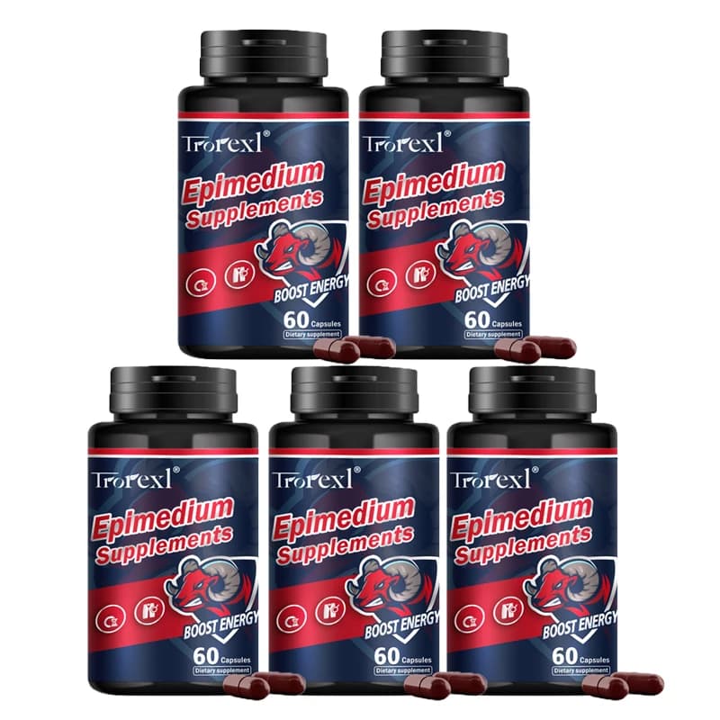 bottles of men's endurance supplement with eleuthero, wolfberry, epimedium — image 7