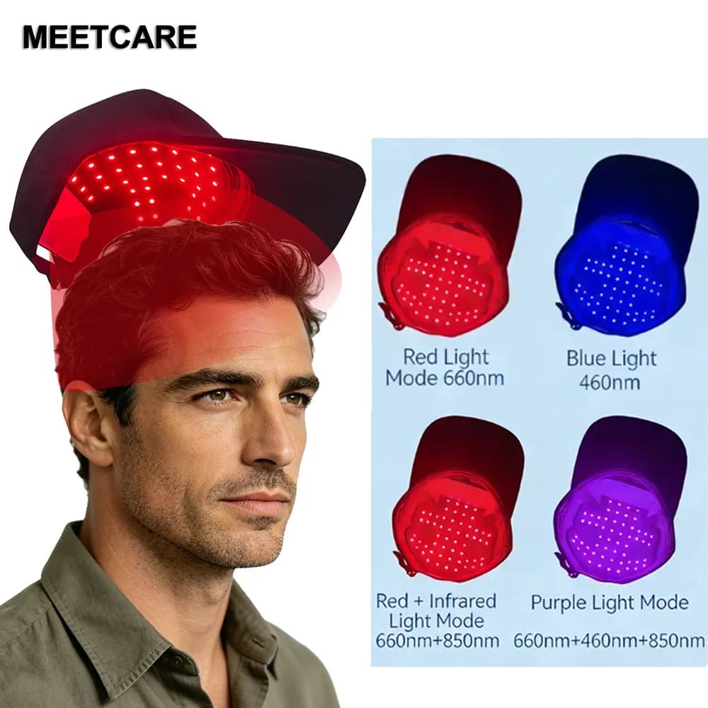 Red Light Therapy Hair Cap – 660nm & 850nm, 56 LEDs