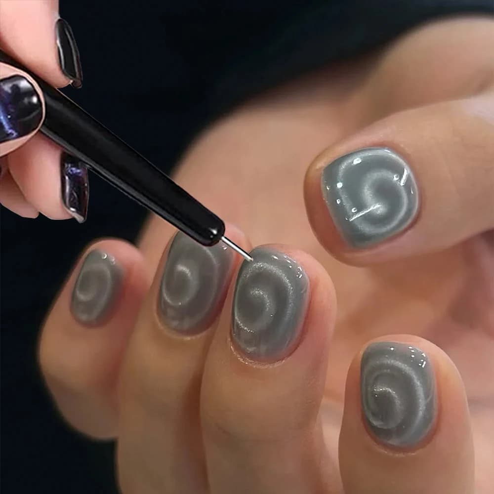 Lollipop Vortex Cat Eye Magnetic Nail Pen