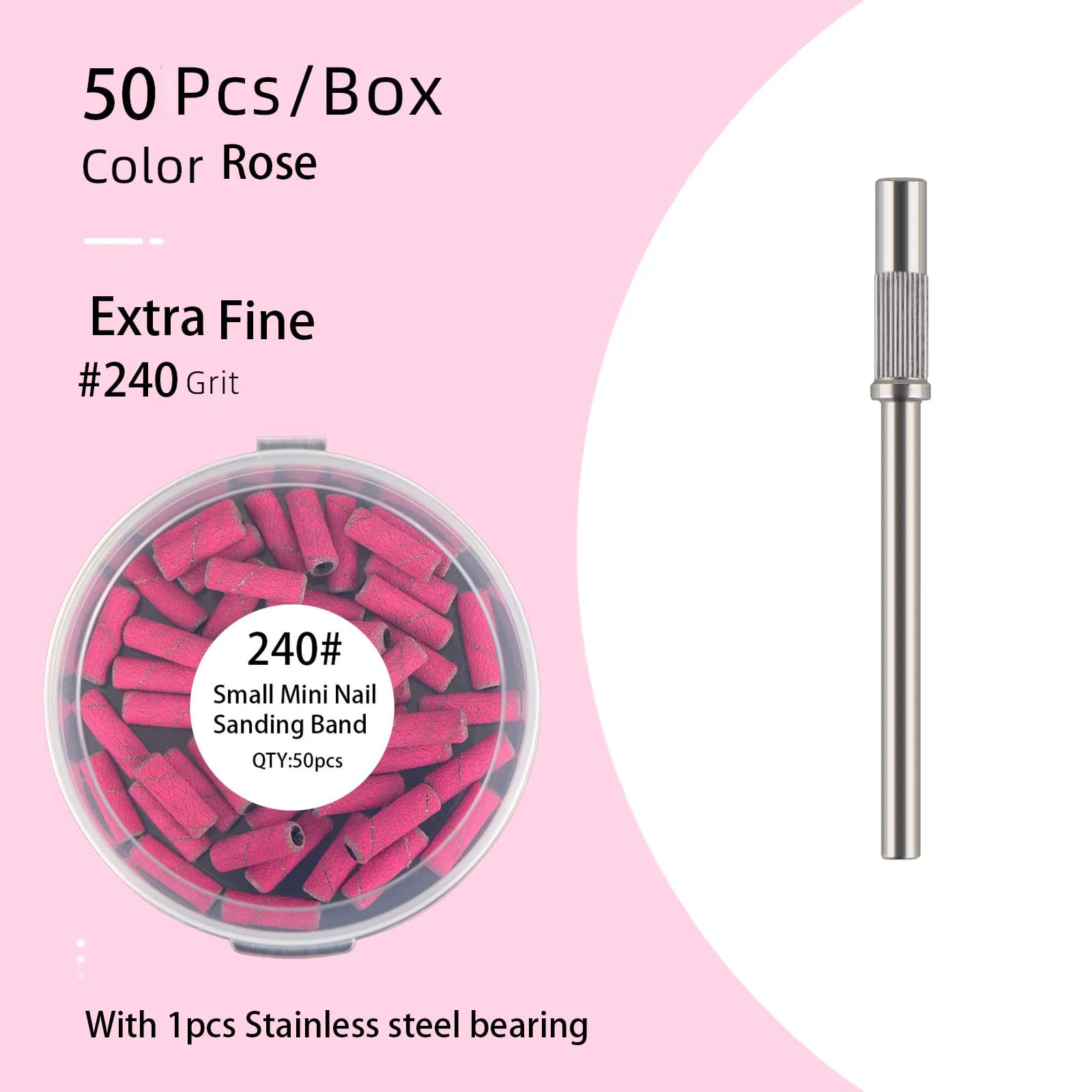 mini sanding bands kit with 3/32 inch shaft — image 7