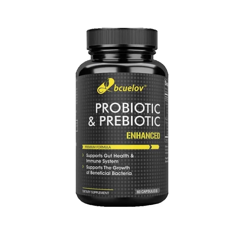 bottle of probiotic and prebiotic supplement — image 8