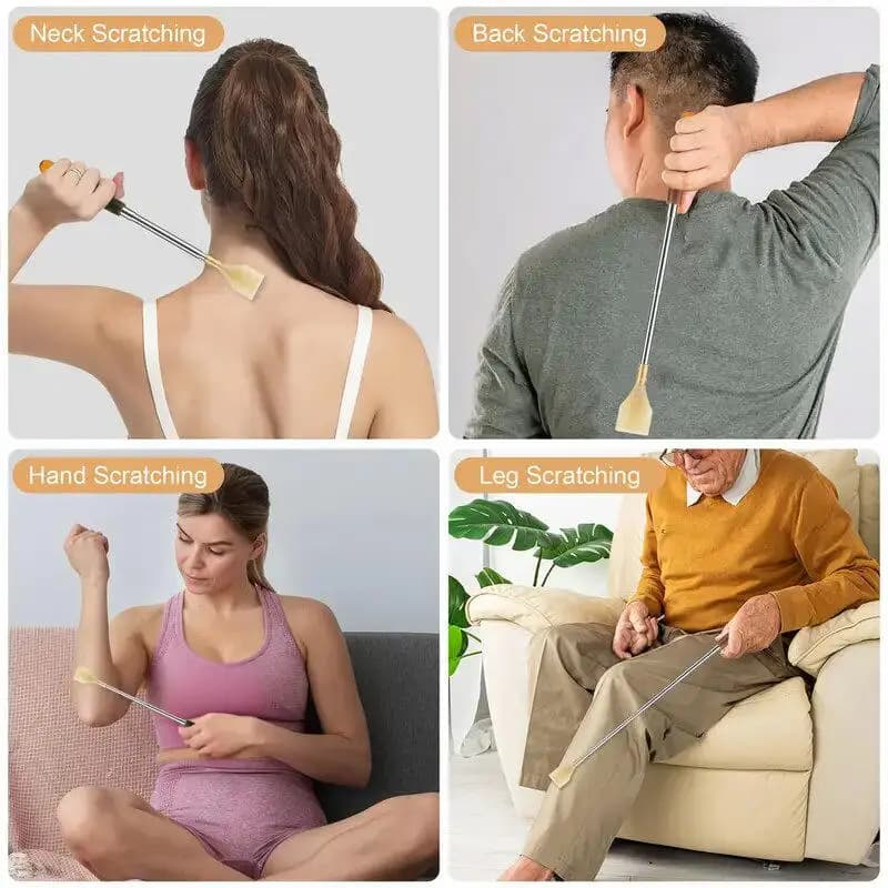 extendable magnetic back scratcher with telescoping handle — image 5