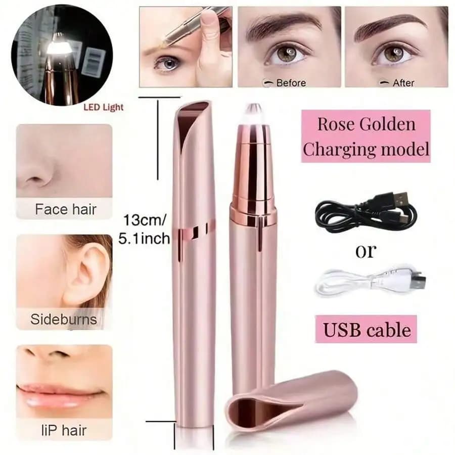 electric eyebrow trimmer for women — image 4
