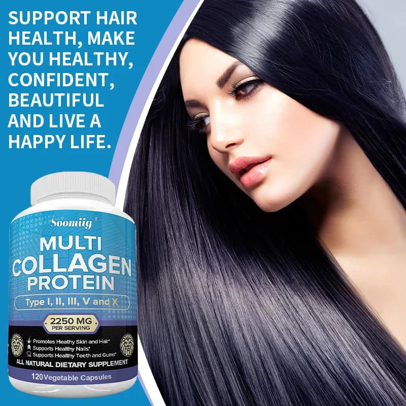 multi-collagen peptide capsules bottle — image 6