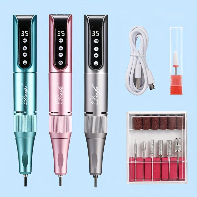 Wireless Nail Drill Pen, 35000 RPM, USB Rechargeable