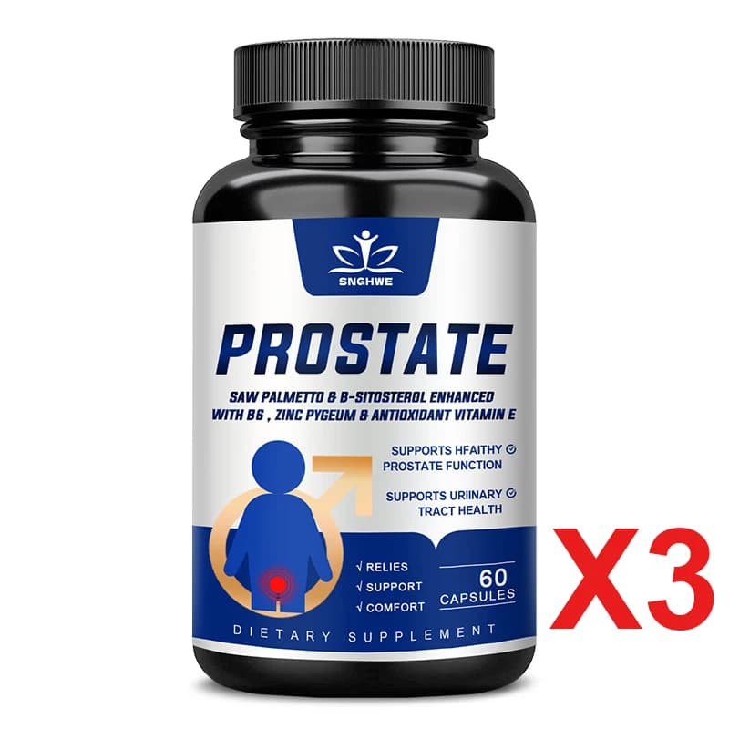 bottle of saw palmetto and beta sitosterol prostate supplement — image 8