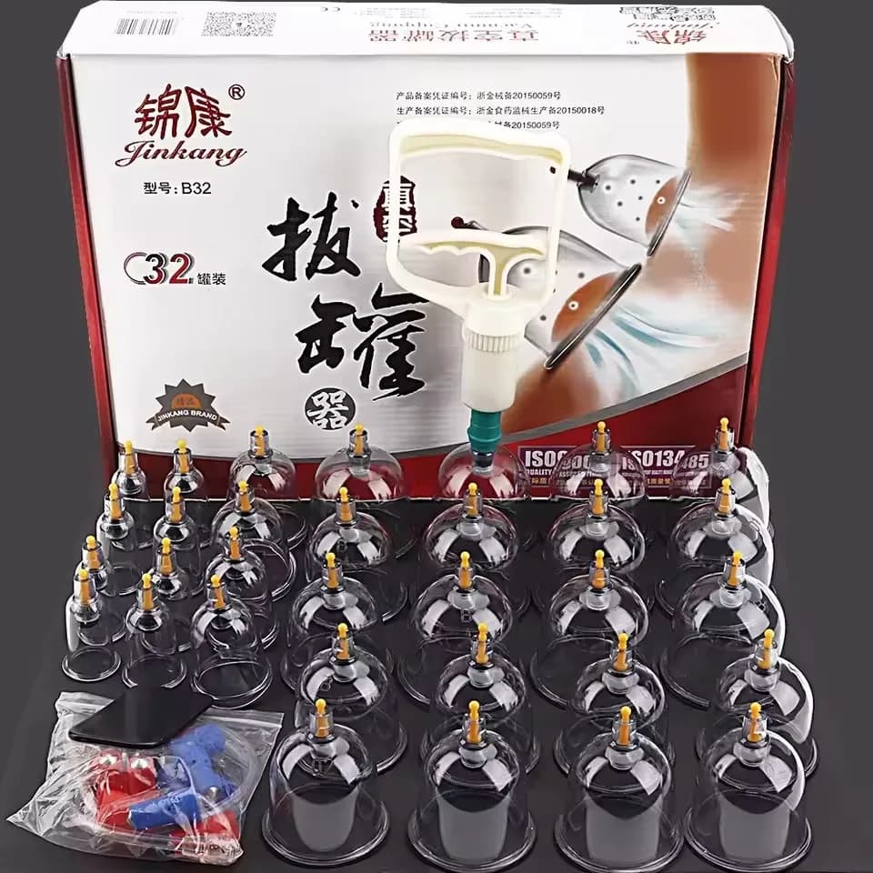 32‑Piece Vacuum Cupping Body Massage Set