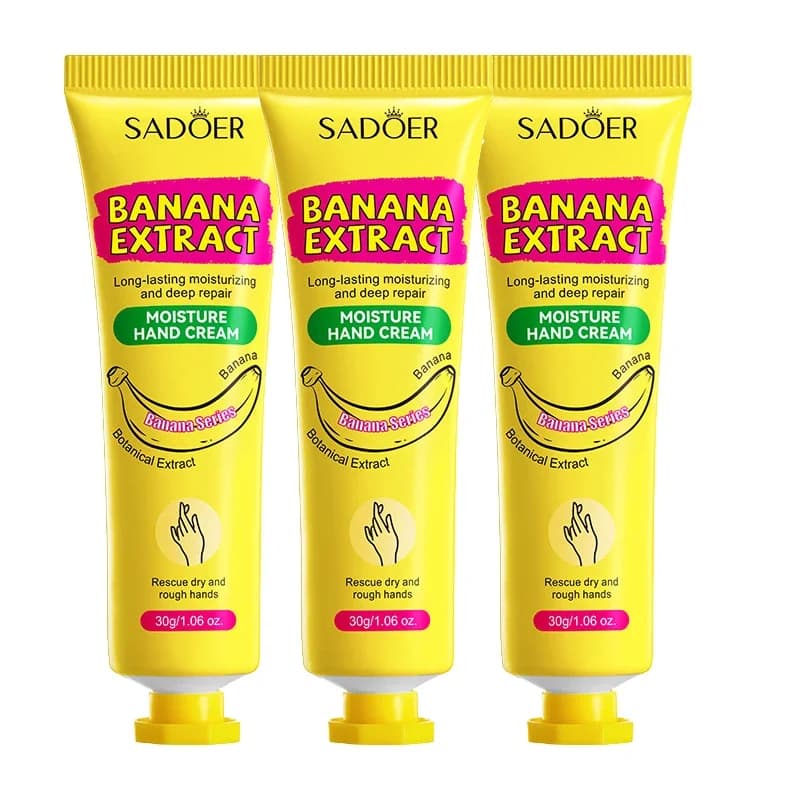 banana scented hand cream tube — image 6