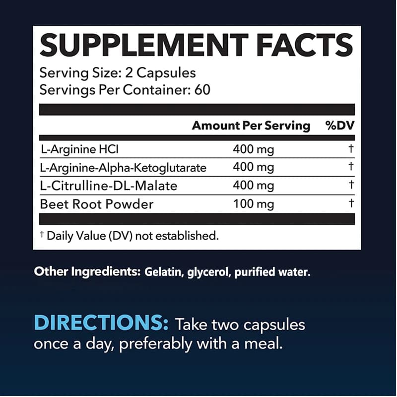 bottle of Daitea L-Arginine supplement — image 6