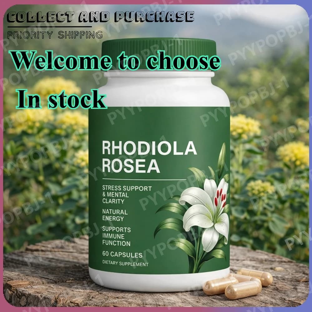 Rhodiola Rosea 500 mg capsules bottle — image 1