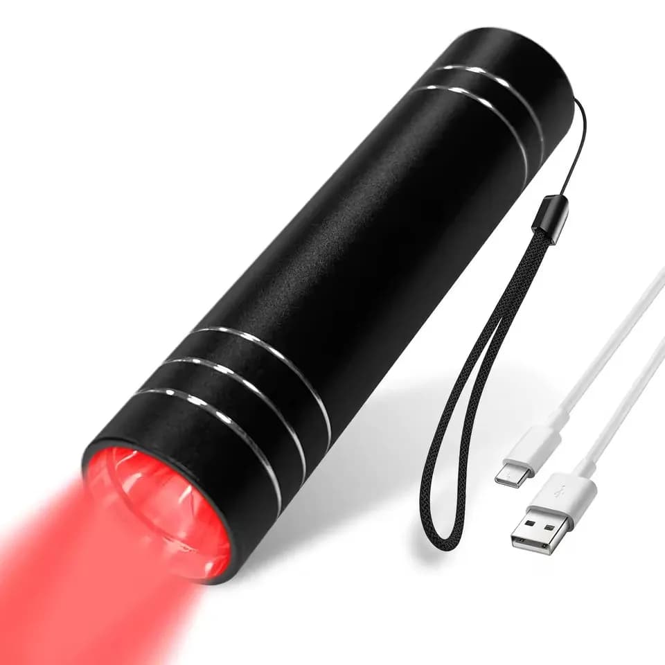Red Light Therapy Lamp with 660nm Red & 850nm Infrared