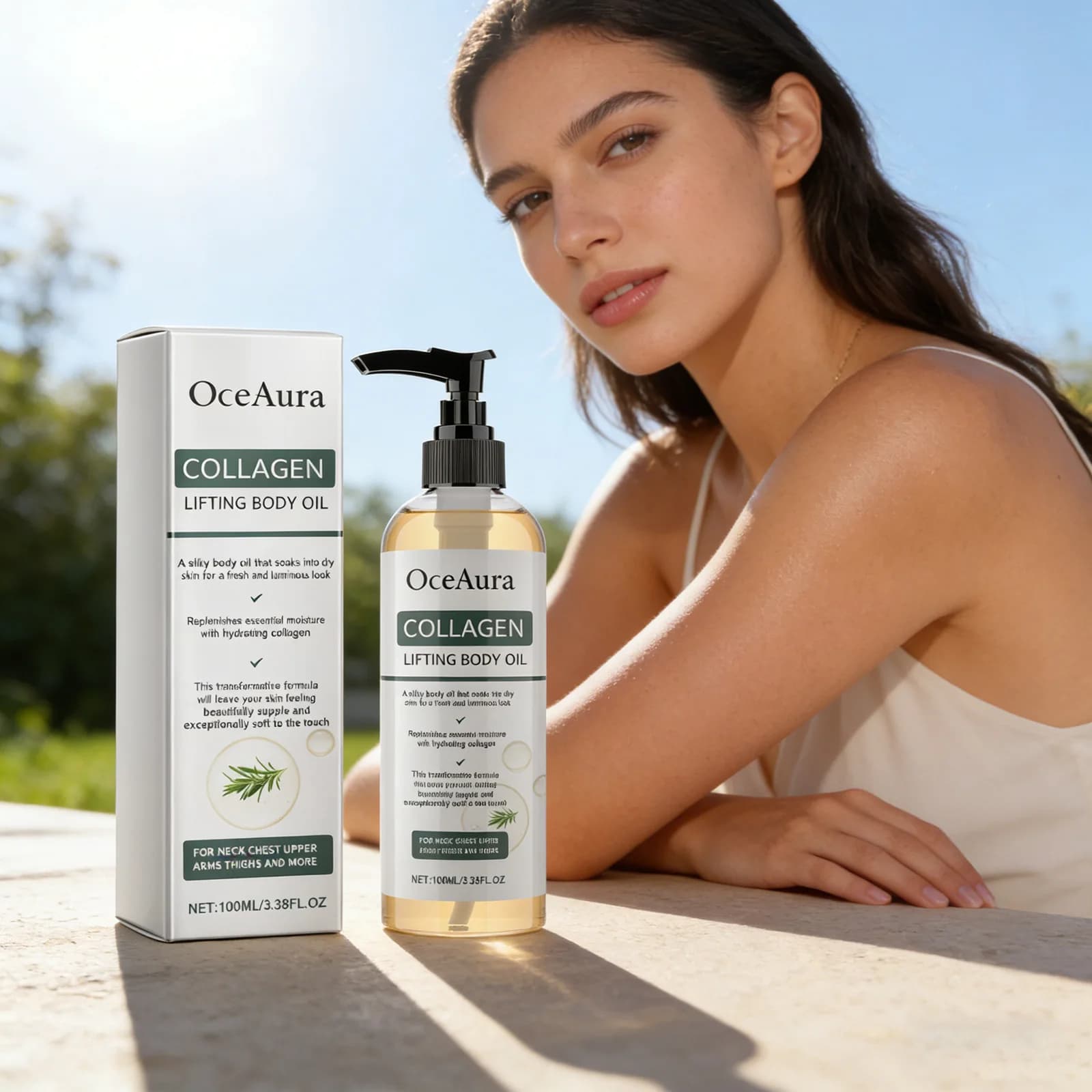 Collagen Body Oil for Tightening and Lifting Skin