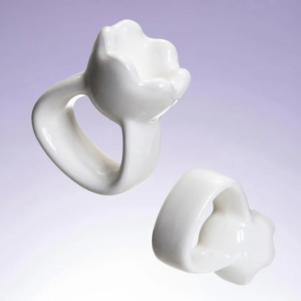ceramic gua sha ring massager — image 5