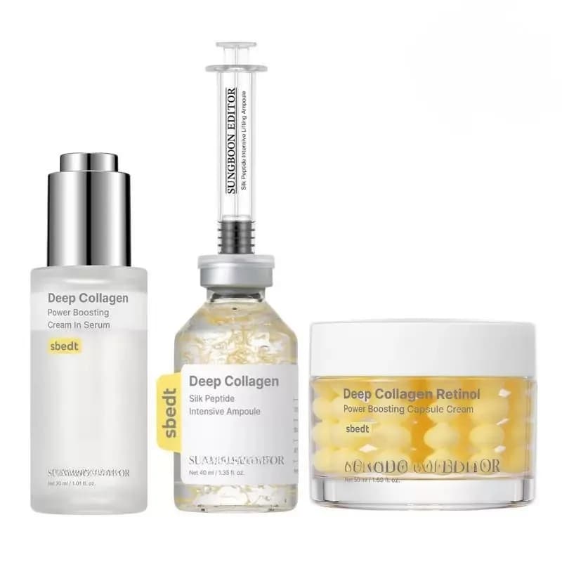 Silk collagen peptide ampoule serum bottle — image 1